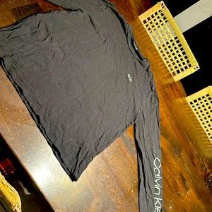 Calvin Klein long sleeve male shirt, size large